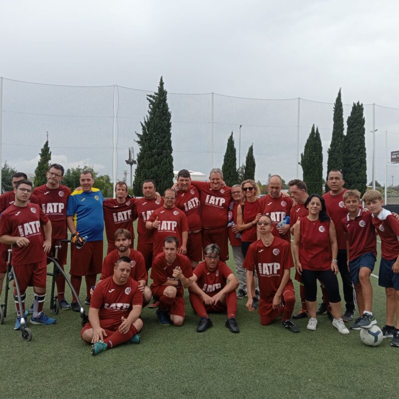 Equipo de futbol inclusivo