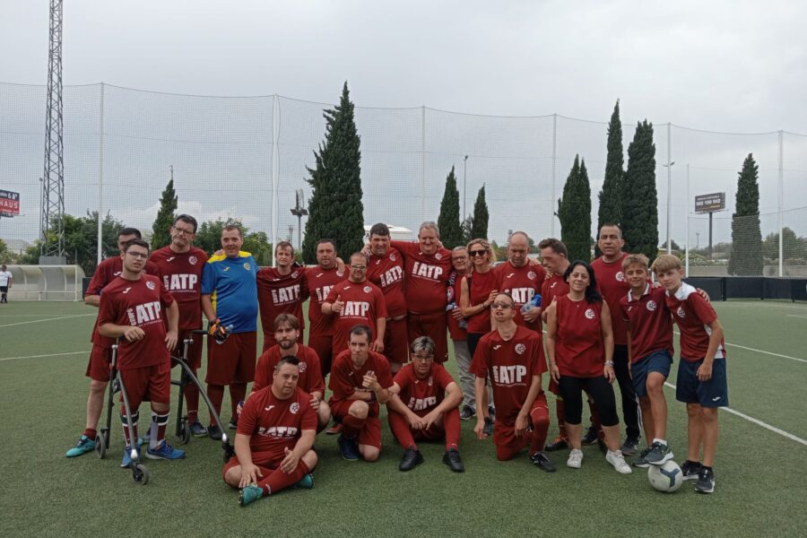 Equipo de futbol inclusivo